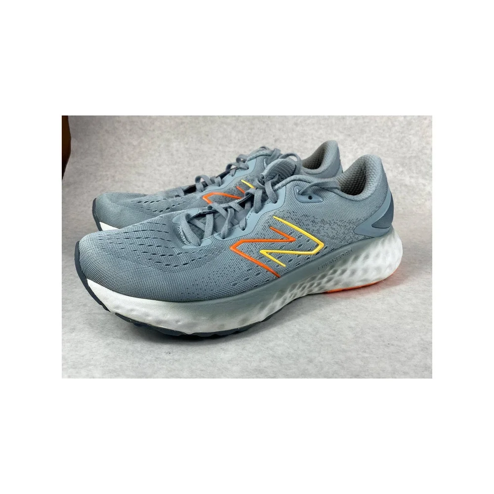 NEW BALANCE Fresh Foam Evoz V2 Womens Shoes Size 12 gray orange yellow